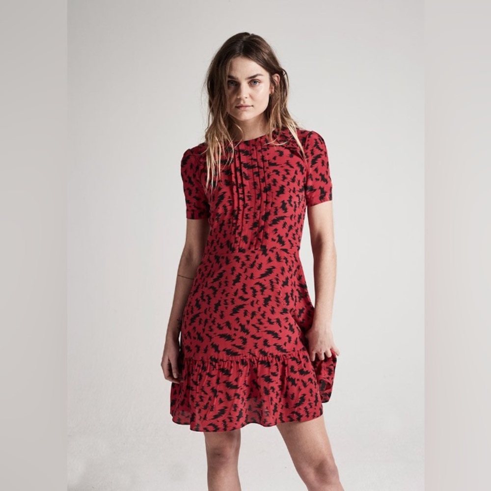 ZOE KARSSEN ELECTRIC ALL OVER DRESS